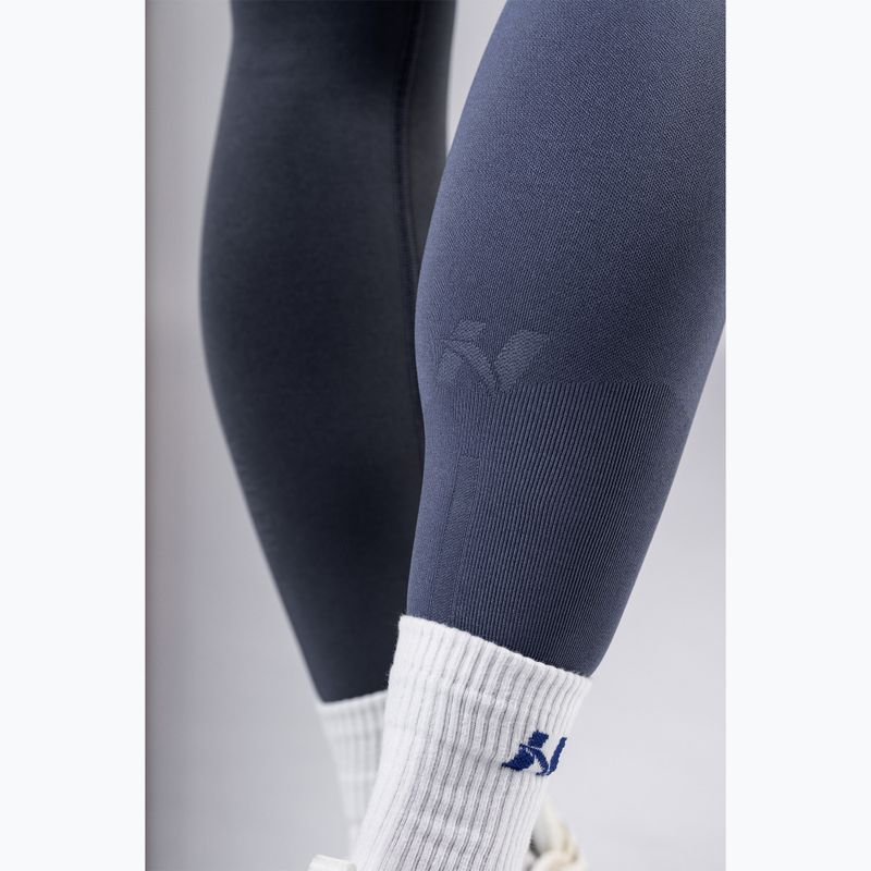 Legginsy treningowe damskie NEBBIA Power grey 9