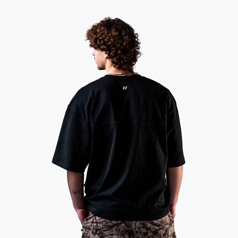 Koszulka treningowa męska NEBBIA Power Oversize black 3