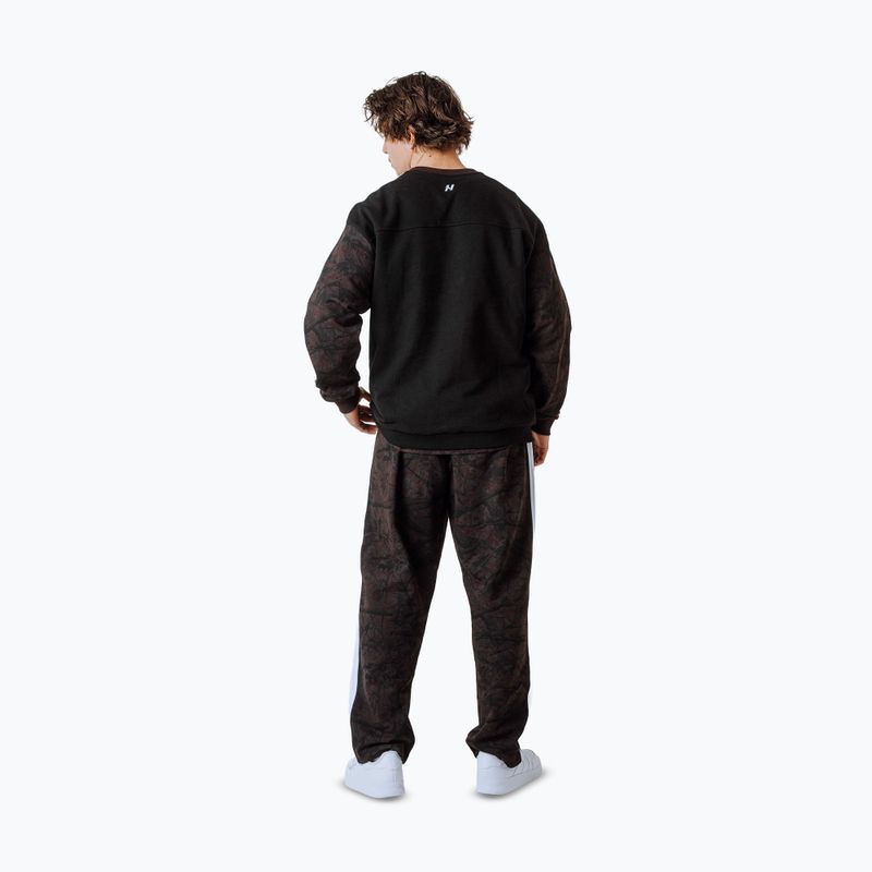 Bluza męska NEBBIA Power FZ dark brown camo 4