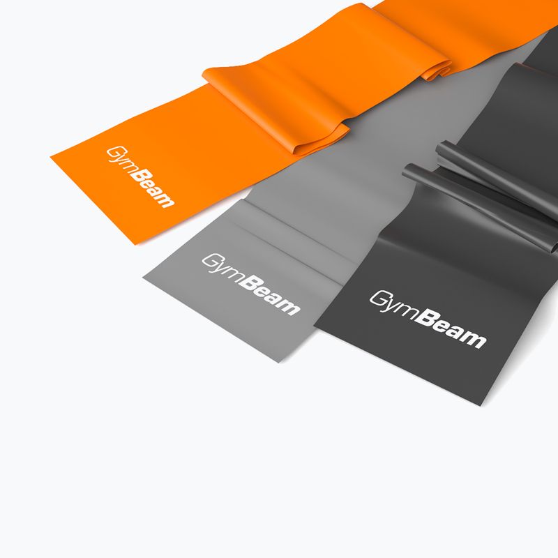 Zestaw gum oporowych GymBeam Resistance Band 3 sztuki black/grey/orange 2
