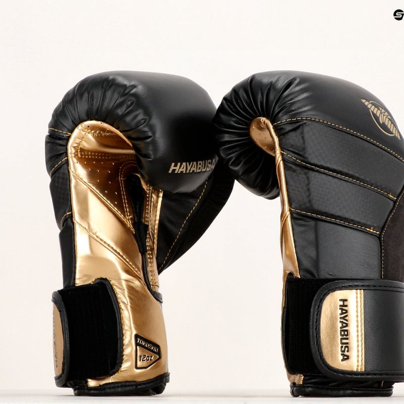 Rękawice bokserskie Hayabusa T3 black/gold 11