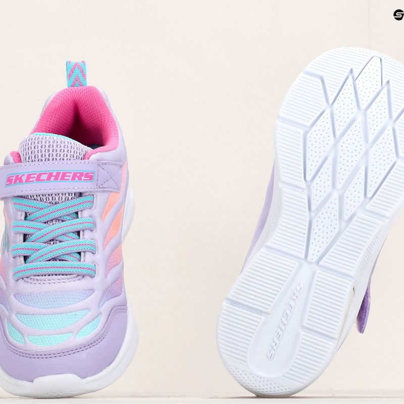 Buty dziecięce SKECHERS Microspec Max Airy Color lavender/multi 18