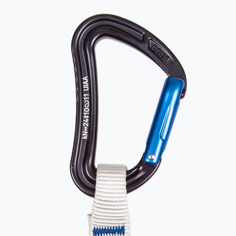 Ekspres wspinaczkowy Ocun Raven QD Zoom PA 12 cm 6 szt. blue 3