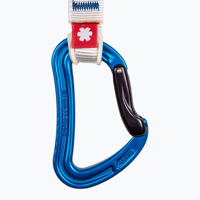 Ekspres wspinaczkowy Ocun Raven QD Zoom PA 12 cm 6 szt. blue 4