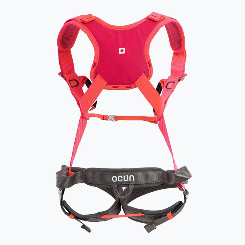 Uprząż wspinaczkowa dziecięca Ocun Doppler pink 2