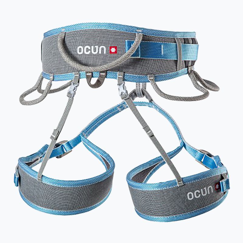 Uprząż wspinaczkowa męska Ocun Twist Tech Eco grey/ blue 2