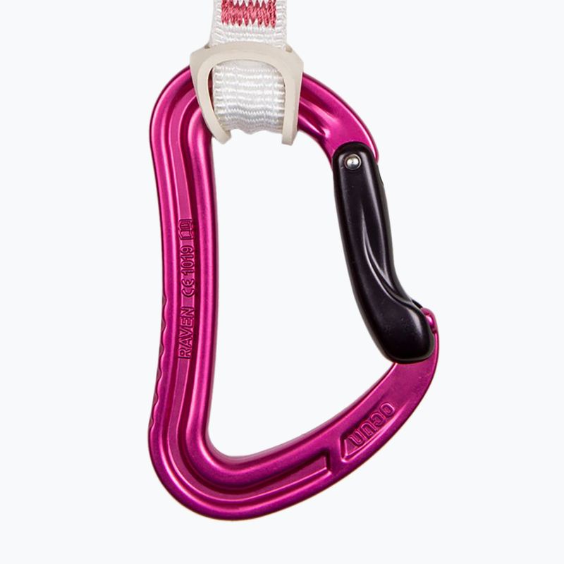 Ekspres wspinaczkowy Ocun Raven QD Bio-Dyn-Ring 10 cm 6 szt. pink 3