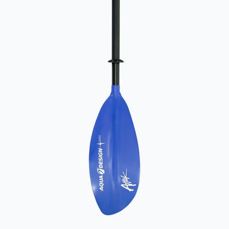 Wiosło kajakowe 4-częściowe AQUADESIGN K1 Attak 4 blue 2