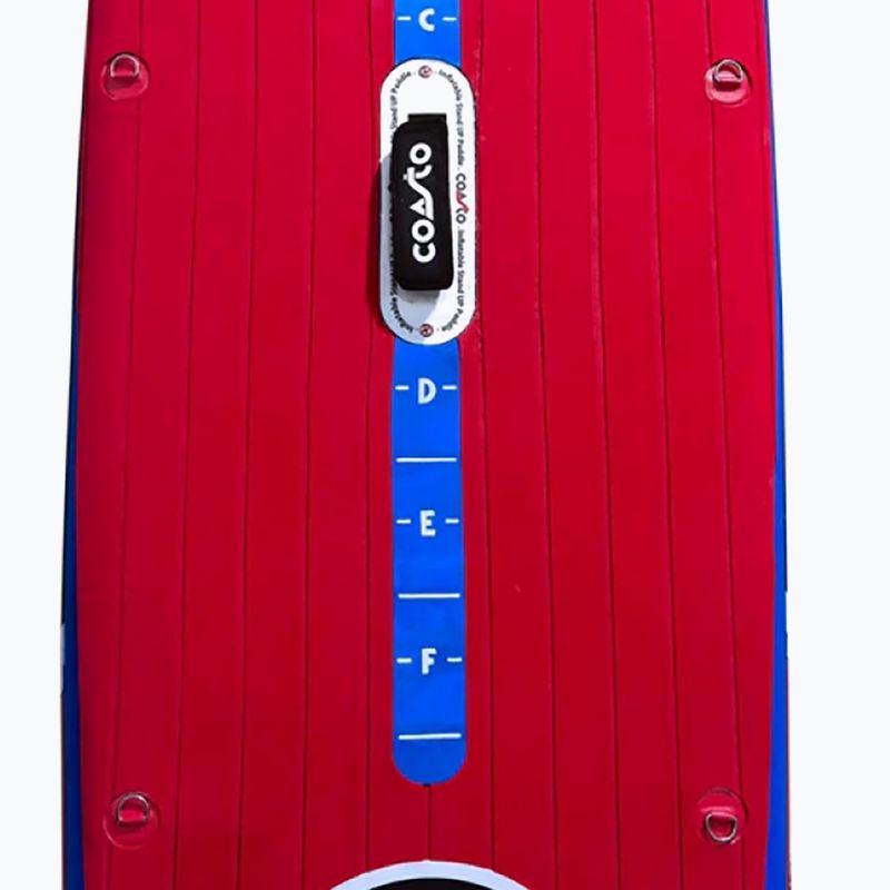 Zestaw deska SUP pompowana Coasto Turbo 12'6'' blue/red 5