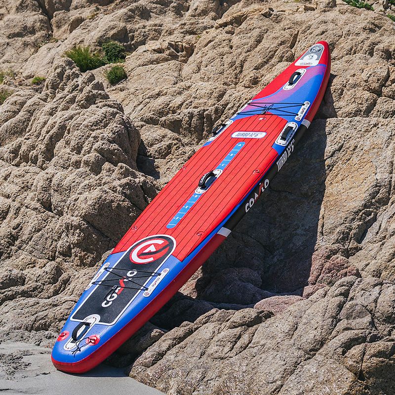 Zestaw deska SUP pompowana Coasto Turbo 12'6'' blue/red 11