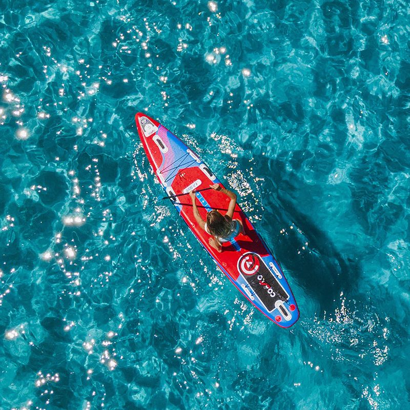 Zestaw deska SUP pompowana Coasto Turbo 12'6'' blue/red 13