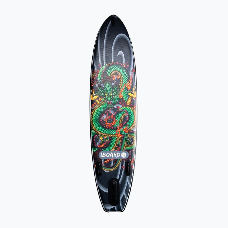 Zestaw deska SUP pompowana iBoard Green Dragon 11' 3