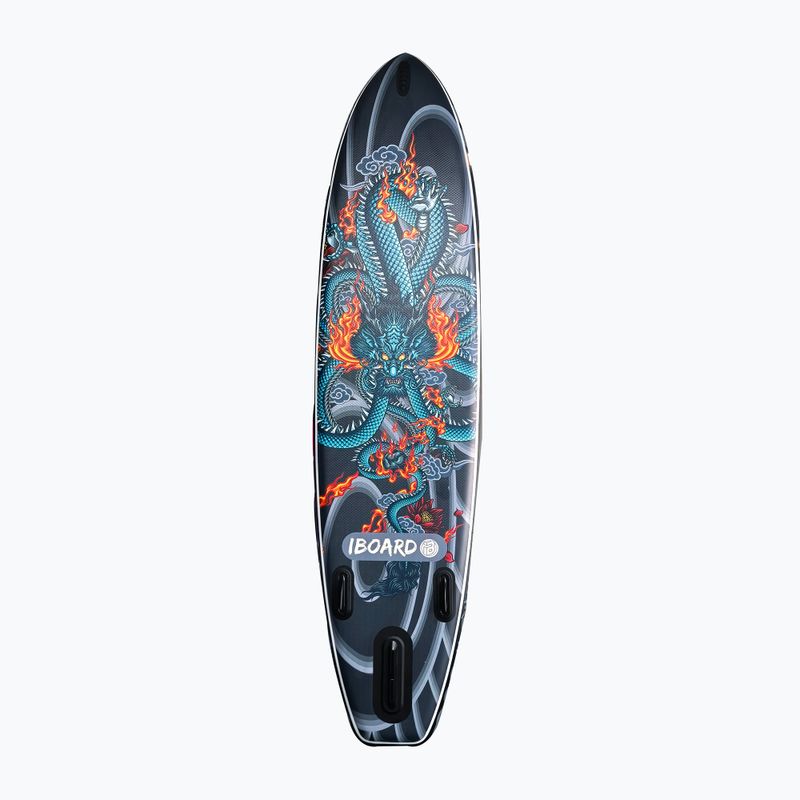 Zestaw deska SUP pompowana iBoard Black Tiger 11' 3