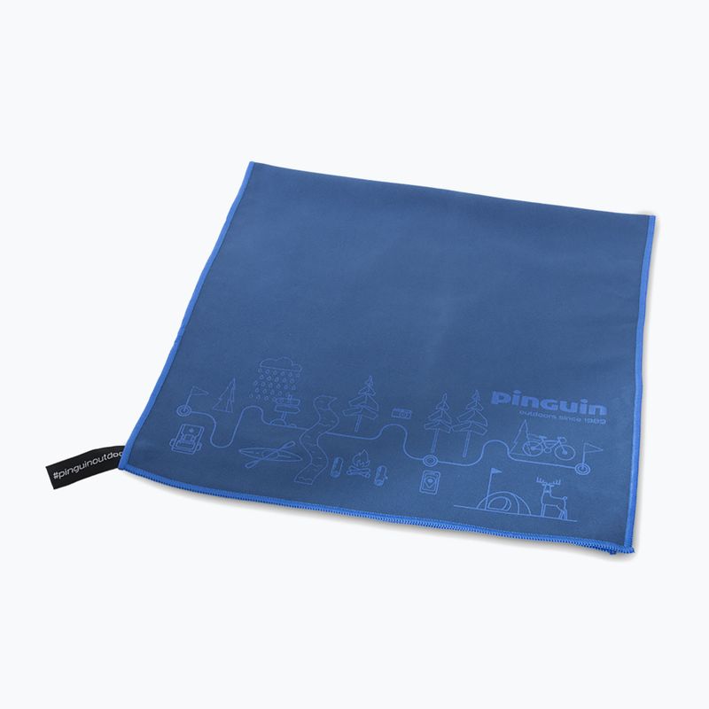 Ręcznik szybkoschnący Pinguin Micro Towel Map M blue