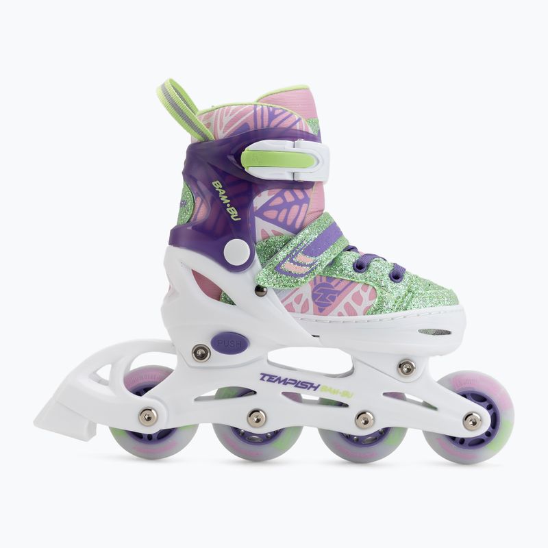 Rolki dziecięce Tempish Bam-Bu Flash white/pink 2