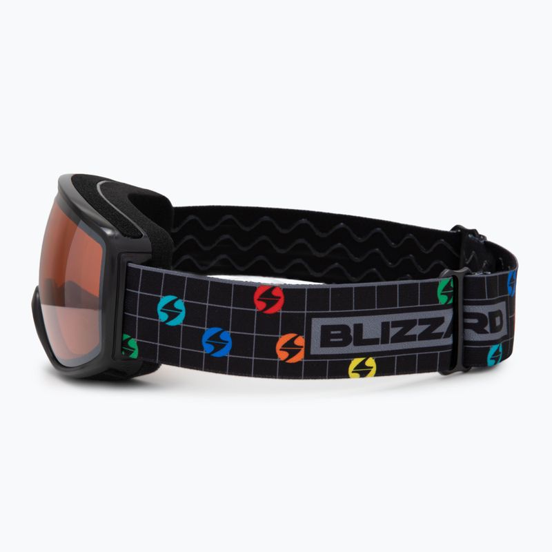 Gogle narciarskie dziecięce Blizzard 963 DAO black/amber/silver mirror 3