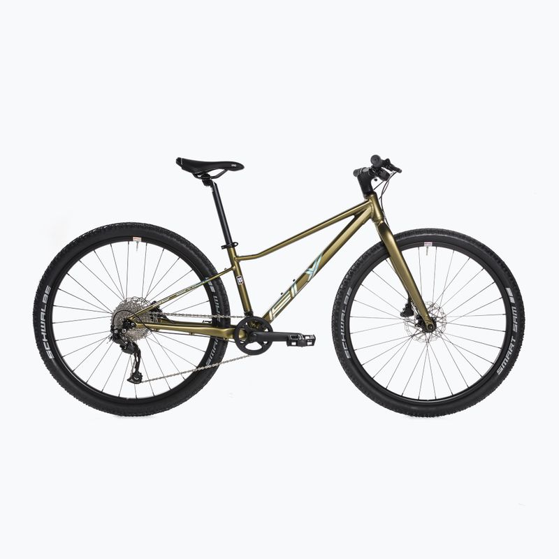 Rower młodzieżowy Superior F.L.Y. 27 2022 matte olive metallic/hologram chrome