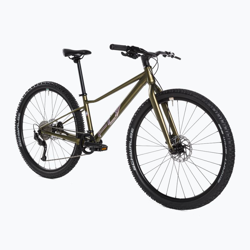 Rower młodzieżowy Superior F.L.Y. 27 2022 matte olive metallic/hologram chrome 2