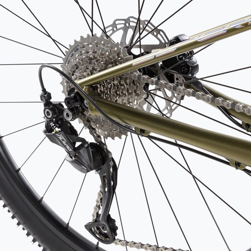 Rower młodzieżowy Superior F.L.Y. 27 2022 matte olive metallic/hologram chrome 8