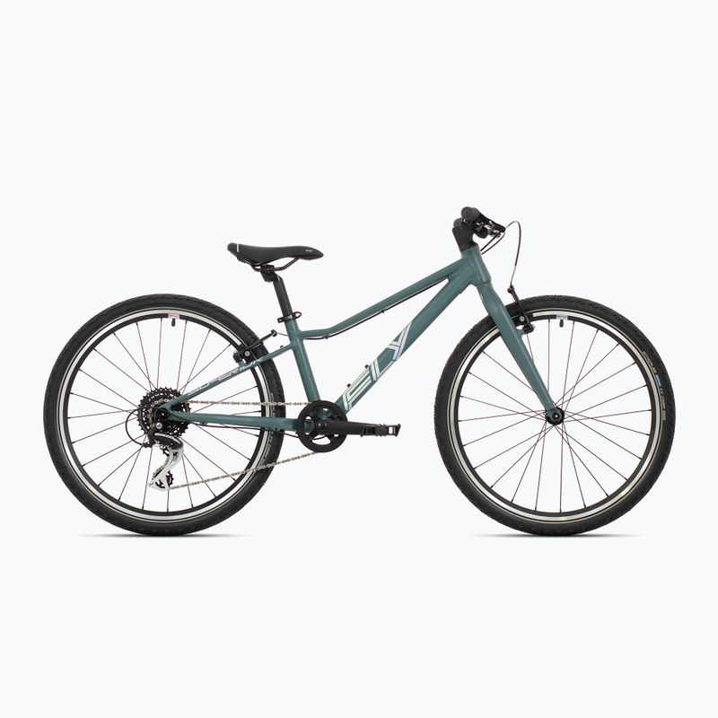 Rower dziecięcy Superior F.L.Y. 24 VB 2022 matte trooper green/hologram chrome