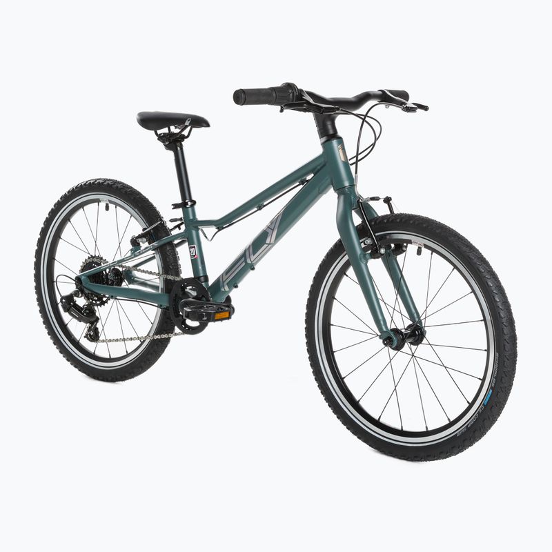 Rower dziecięcy Superior F.L.Y. 20 VB 2022 matte trooper green/hologram chrome 2