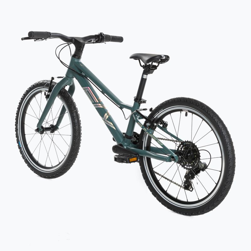 Rower dziecięcy Superior F.L.Y. 20 VB 2022 matte trooper green/hologram chrome 4