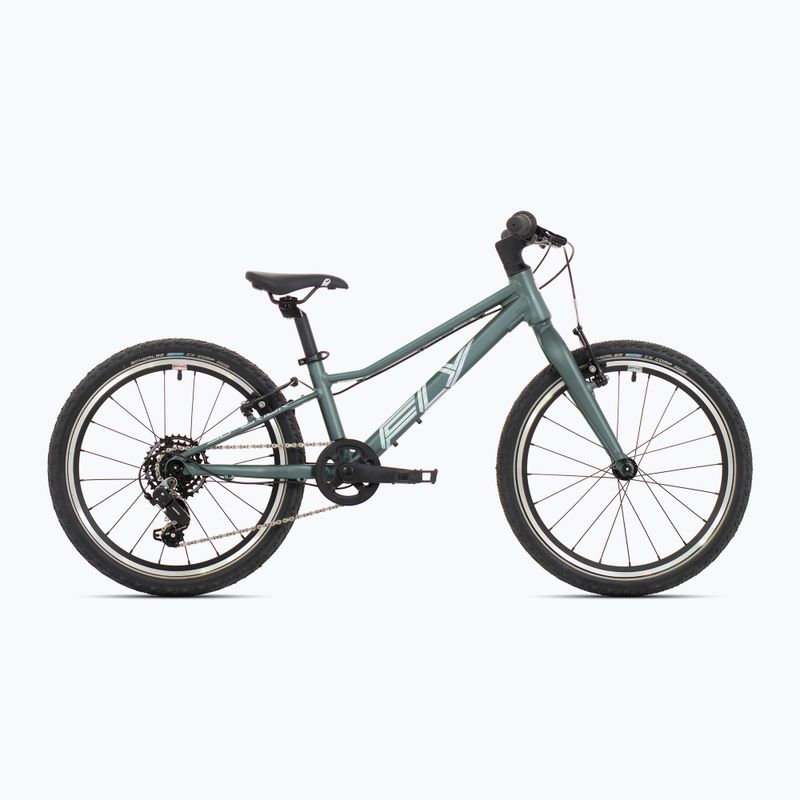Rower dziecięcy Superior F.L.Y. 20 VB 2022 matte trooper green/hologram chrome 6