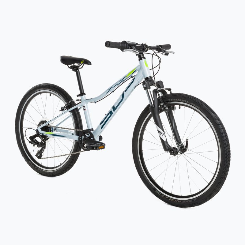 Rower dziecięcy Superior RACER XC 24 gloss white/blue/neonyellow 2