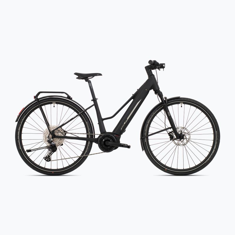 Rower elektryczny Superior eXR 6090 BL Touring 36V 625Wh matte black/chrome silver