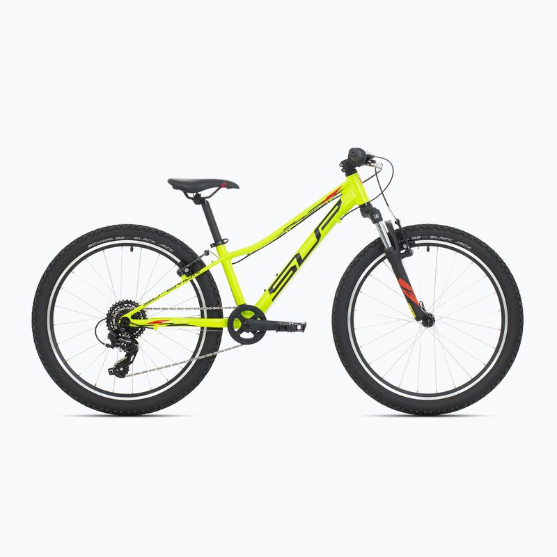 Rower dziecięcy Superior RACER XC 24 matte lime/black/red