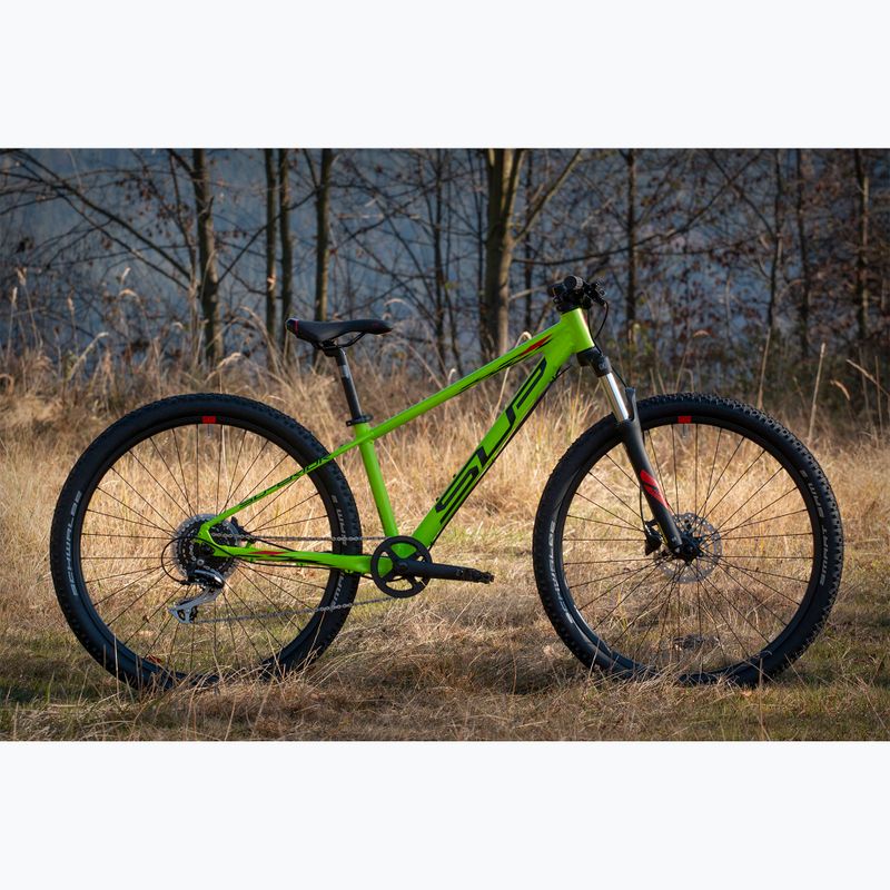 Rower młodzieżowy Superior RACER XC 27 DB matte lime/red 2