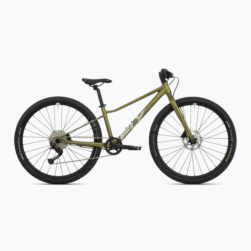 Rower młodzieżowy Superior F.L.Y. 27 matte trooper green/hologram chrome