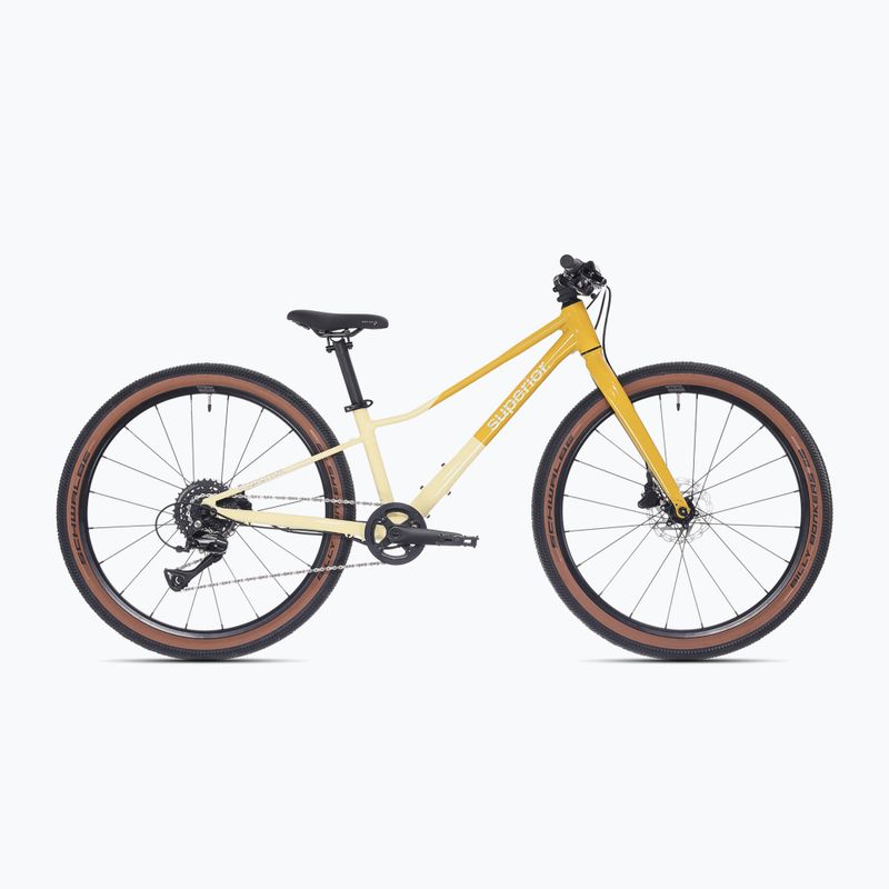 Rower dziecięcy Superior F.L.Y. 24 gloss yellow