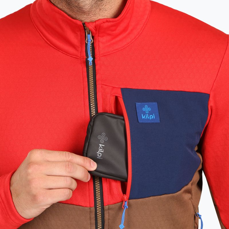 Bluza narciarska męska Kilpi Erin brown 3