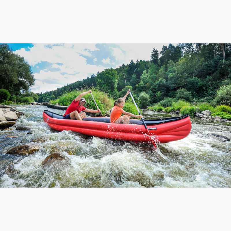 Kajak pompowany 3-osobowy Gumotex Scout Standard 445 cm red 9