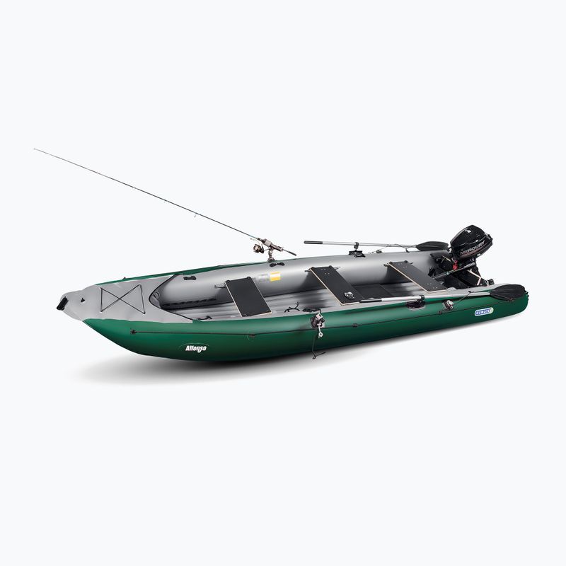 Kajak pompowany 3-osobowy Gumotex Alfonso 430 cm dark green 2