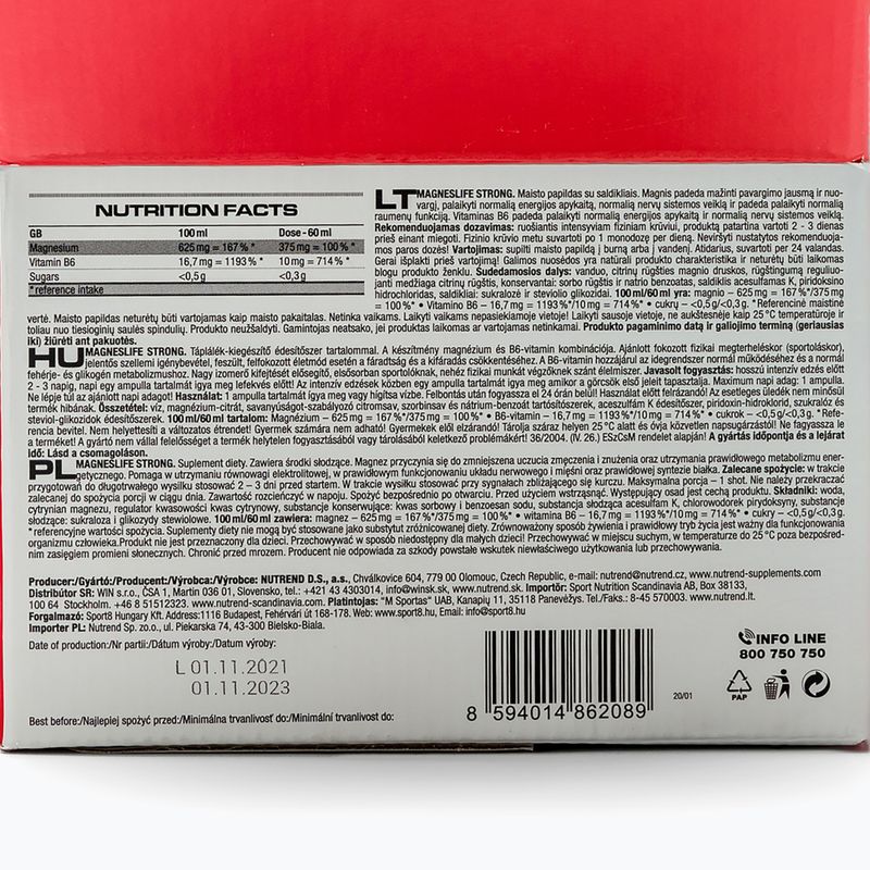 Suplement Nutrend Magneslife 20 x 60 ml 3