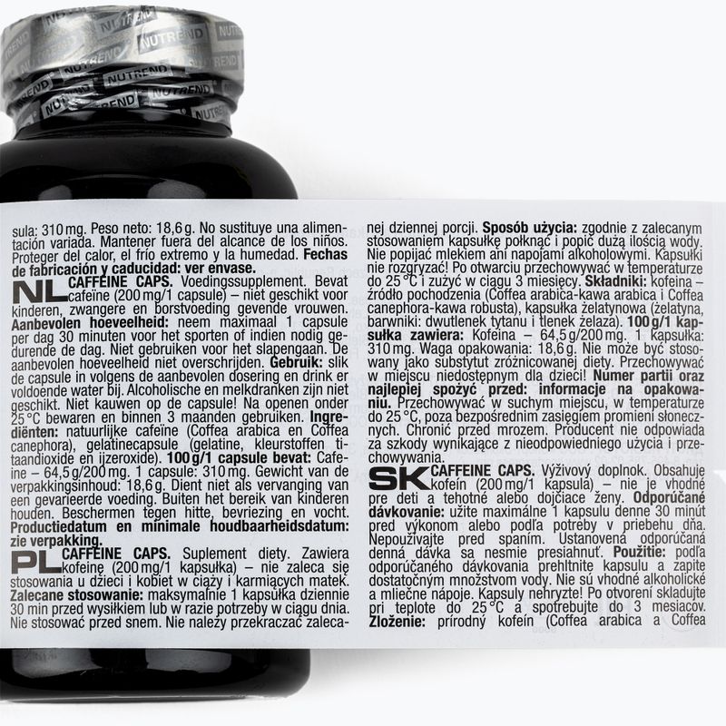 Kofeina Nutrend Caffeine 60 kapsułek 3