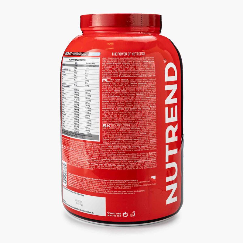 Whey Nutrend 100% Protein Czekolada+Kokos 2250 g 2