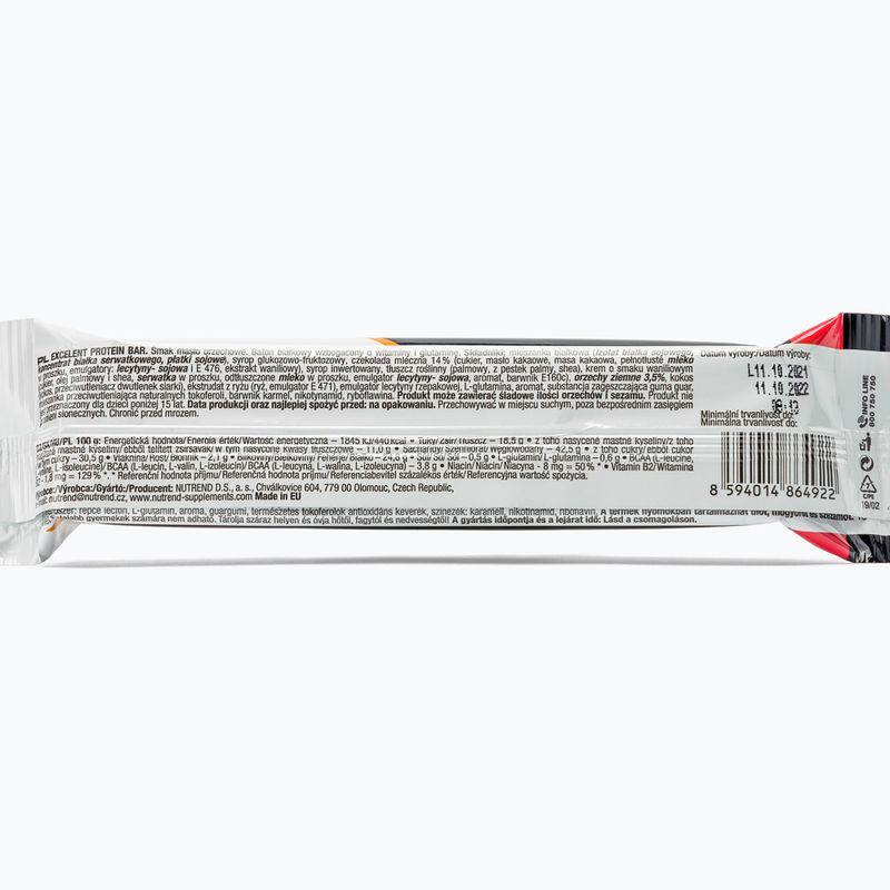 Baton proteinowy Nutrend Excelent Protein Bar Masło Orzechowe 85 g 2