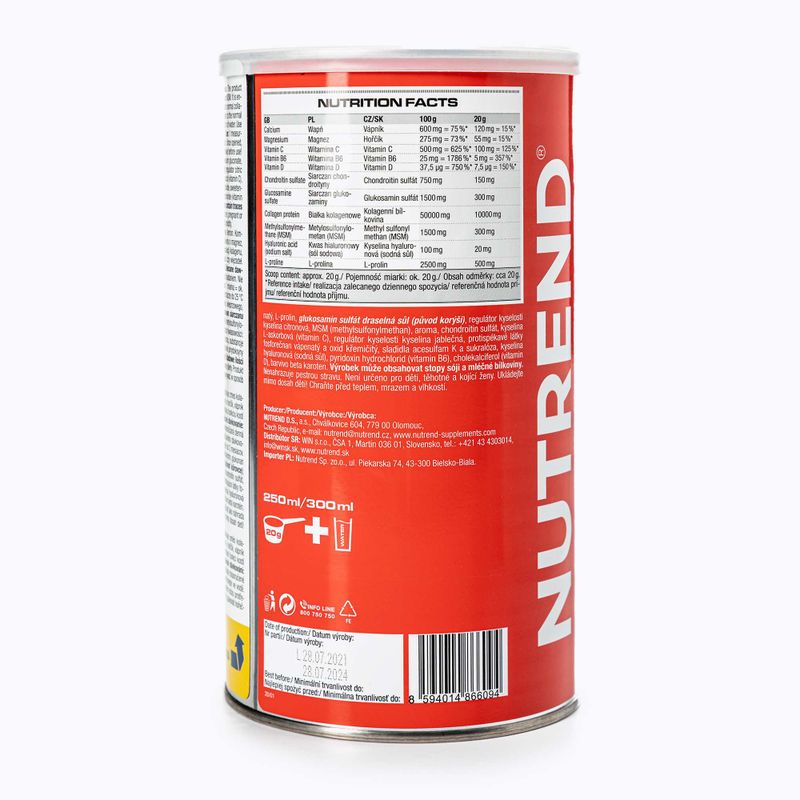 Suplement Nutrend Flexit Drink Cytryna 600 g 2