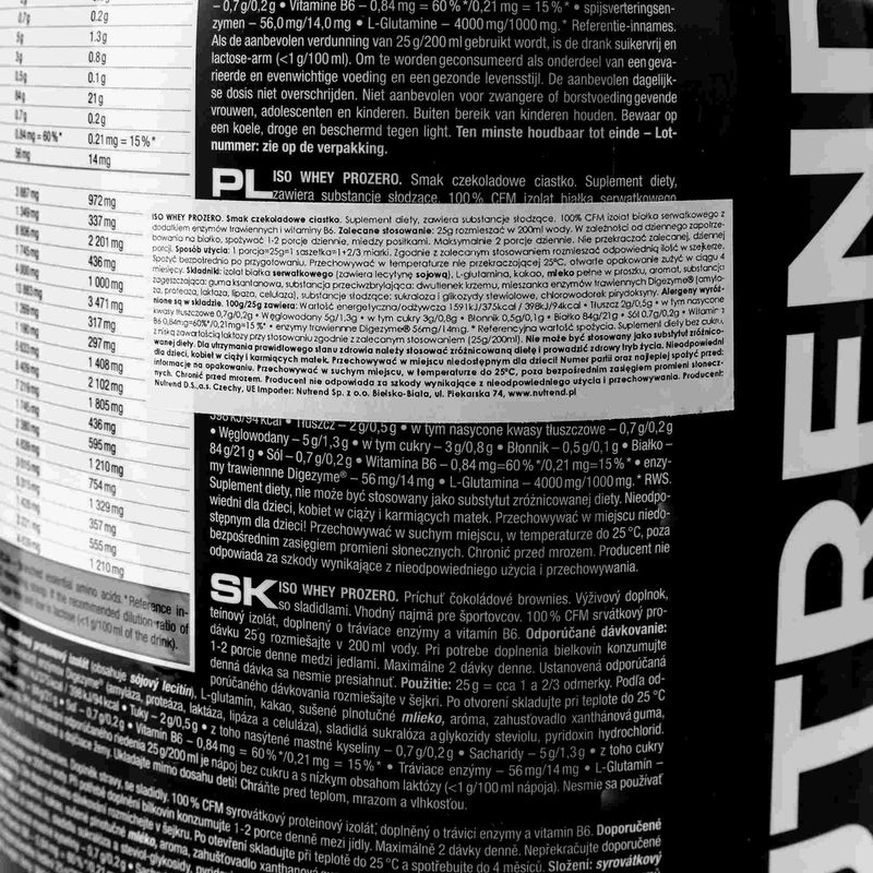 Whey Nutrend Iso Prozero Ciastko Czekoladowe 3