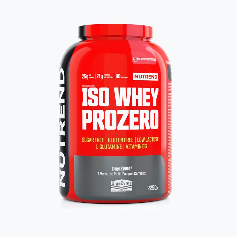 Whey Nutrend Iso Prozero Sernik Truskawkowy