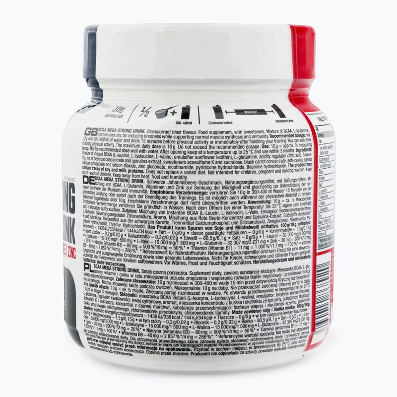 BCAA Nutrend Mega Strong Drink 2:1:1 Czarna Porzeczka 400 g 2