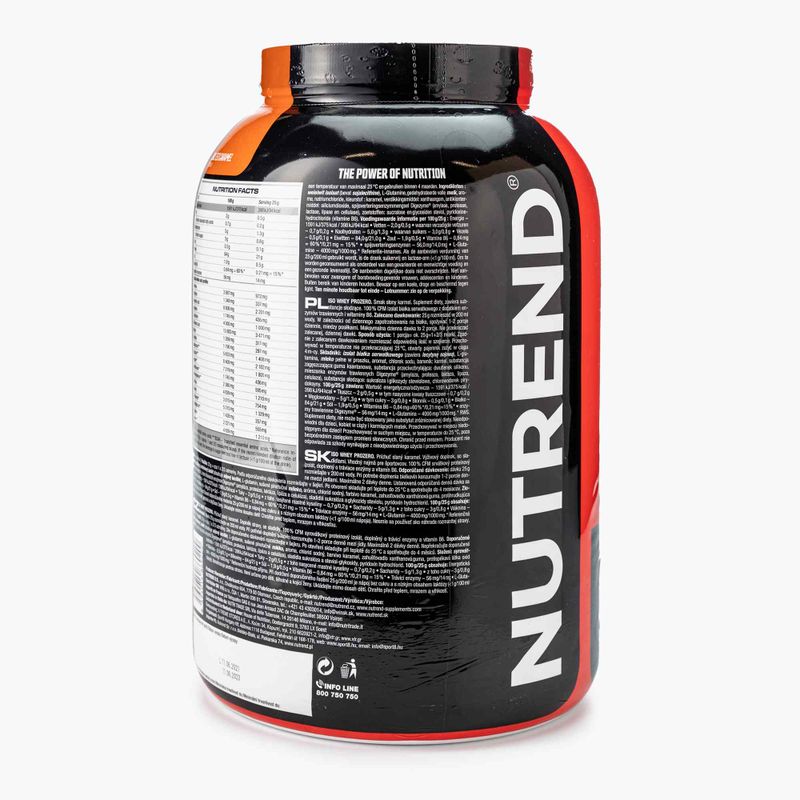 Whey Nutrend Iso Prozero Słony Karmel