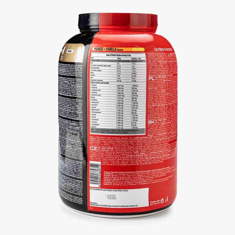 Whey Nutrend 100% Protein Mango+Wanilia 2250 g 3