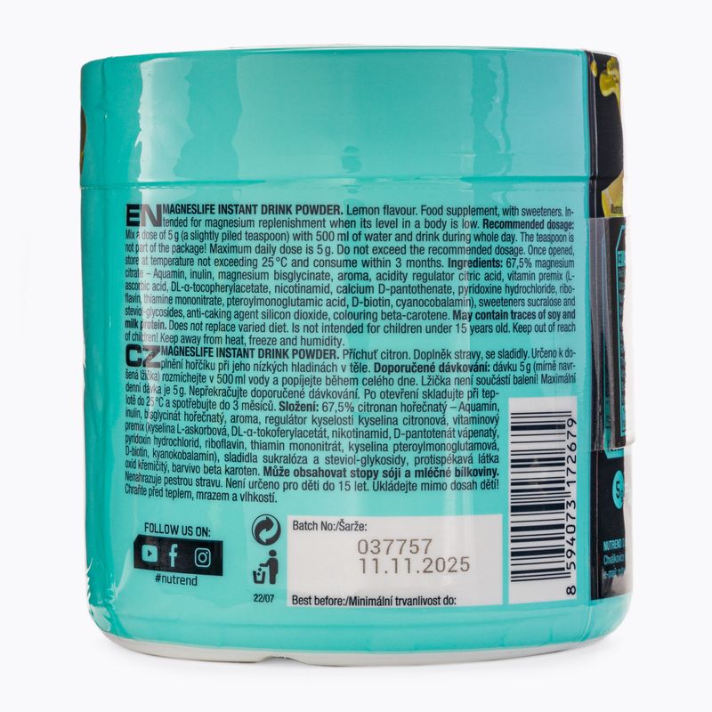 Magnez Nutrend Magneslife Instant Drink Powder Cytryna 300 g 3