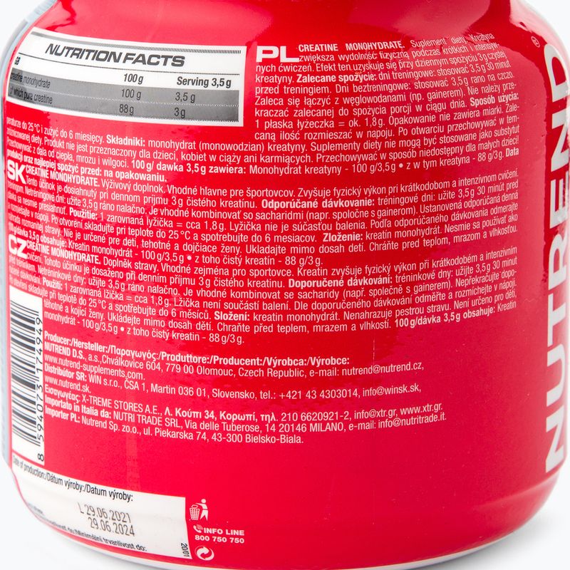Kreatyna Nutrend Monohydrate 300 g 3