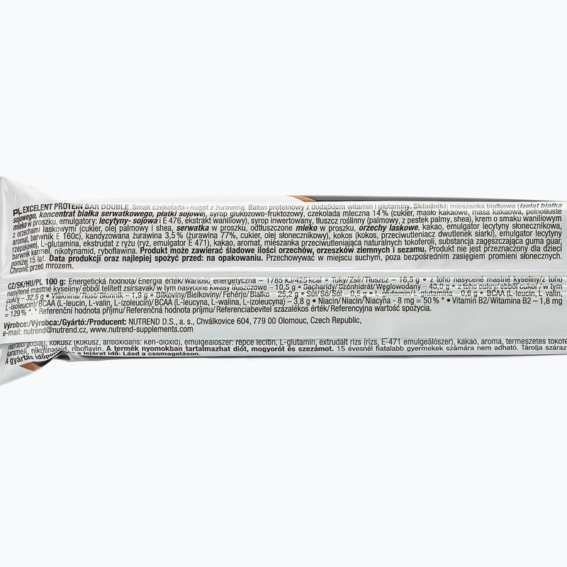 Baton proteinowy Nutrend Excelent Protein Bar Czekolada+Nugat 85 g 2