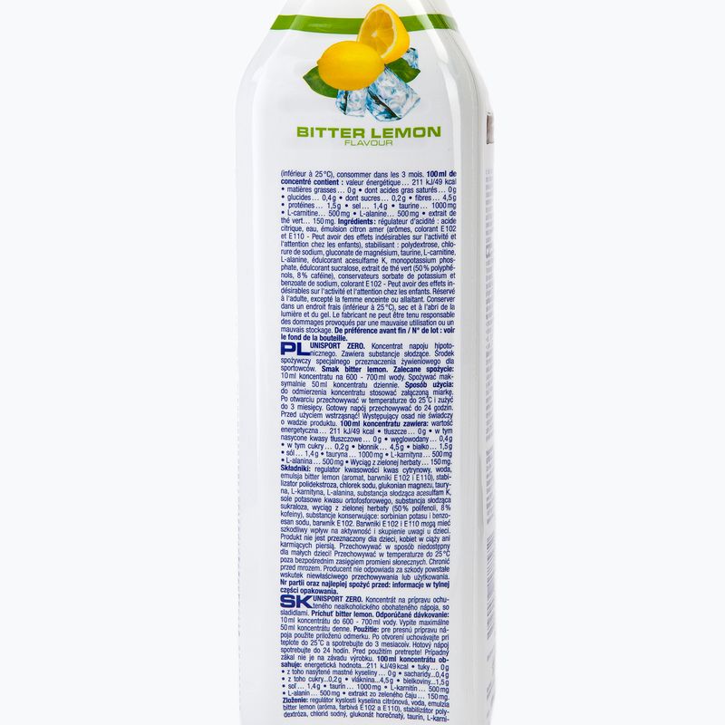 Napój izotoniczny Nutrend Unisport Zer0 Bitter Lemon 1000 ml 2
